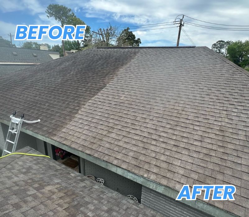 Roof cleaning in Missouri CIty - The Washing Pros